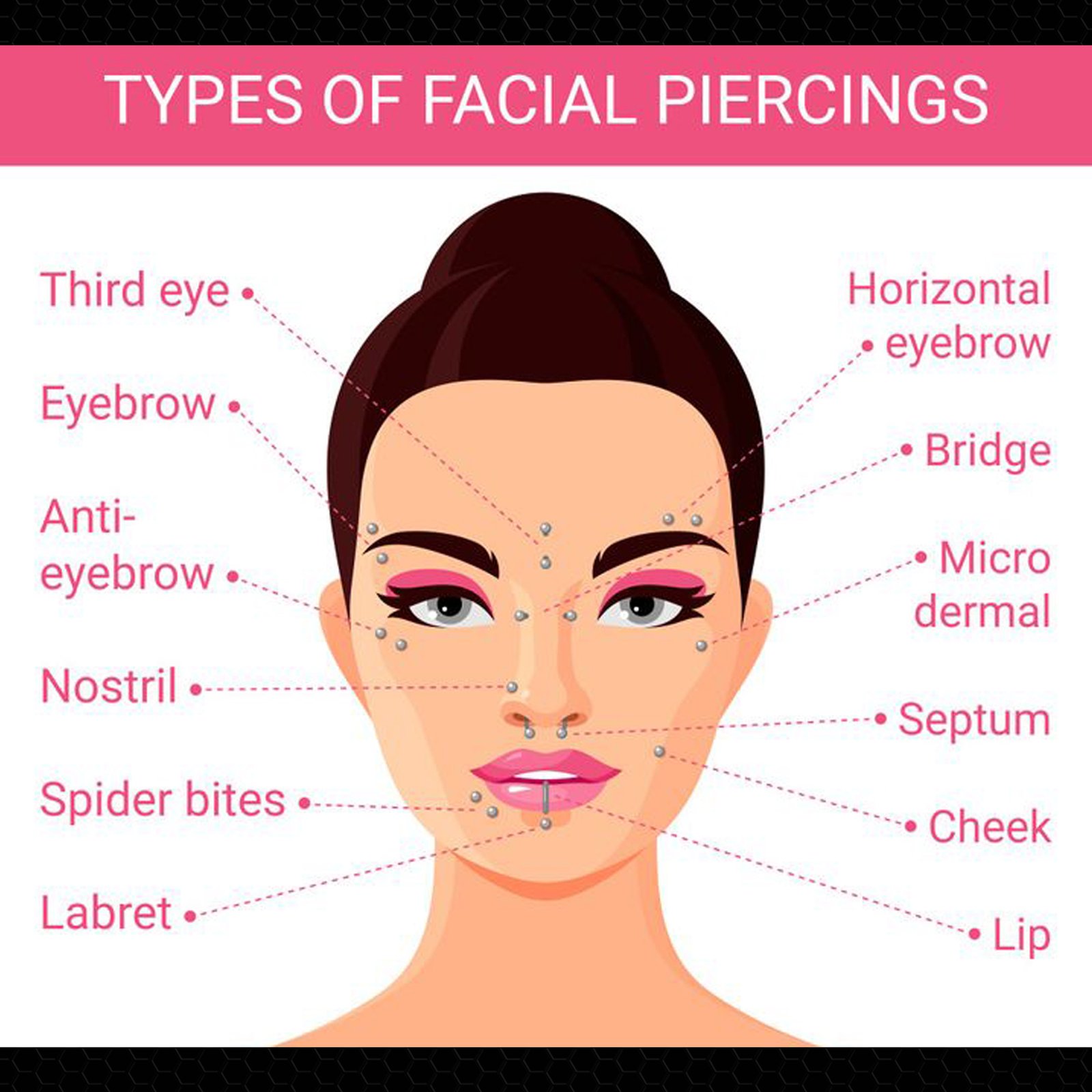 Body Piercing Name Chart Body Piercing Name Chart