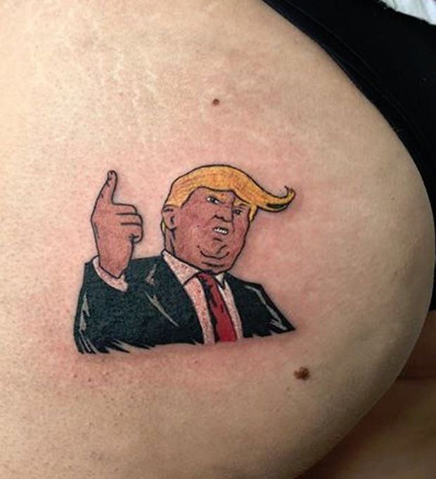 political tattoo